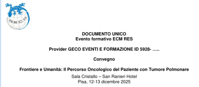 Frontiere e Umanità: Il Percorso Oncologico del Paziente con Tumore Polmonare